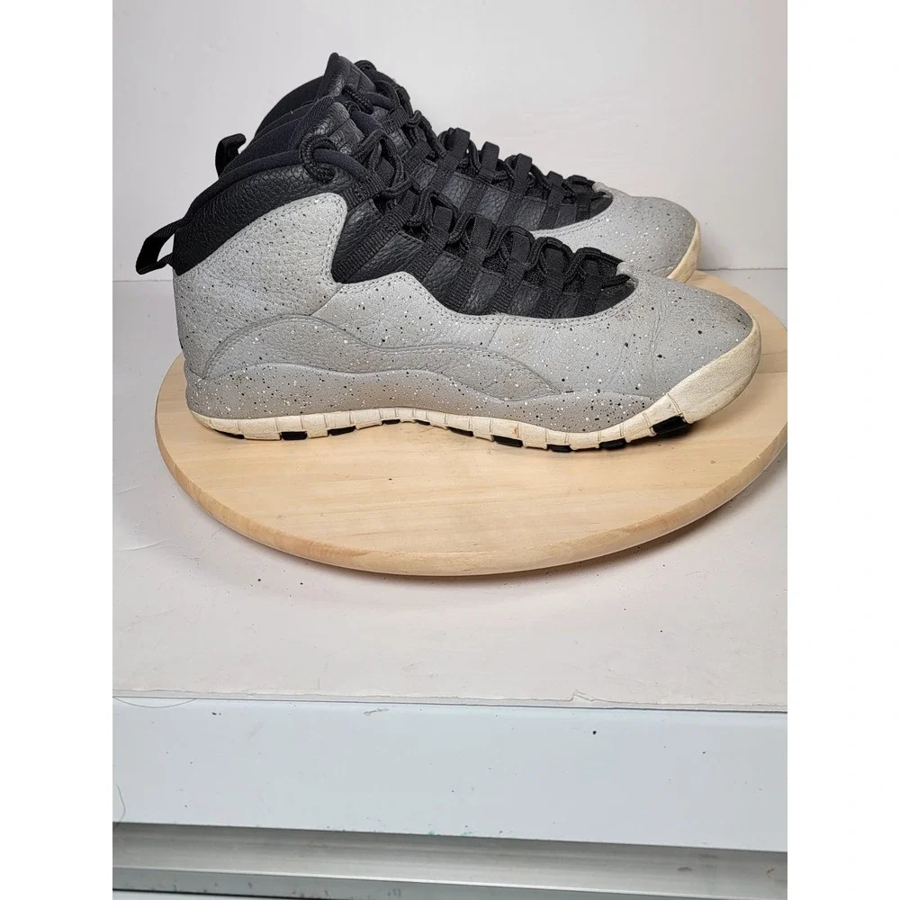 Air Jordan 10 Retro 310805-062 'Cement' Men's Size 11.5